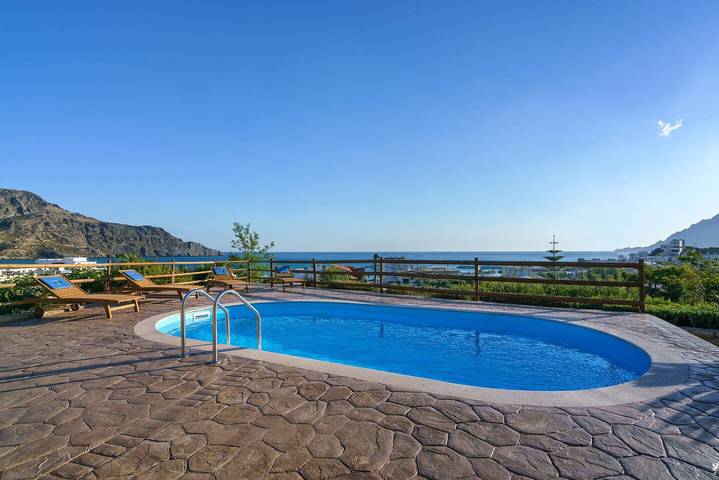 Ferienhaus für 9 Personen, mit Balkon und Balkon/Terrasse sowie Garten in Plakias - 3