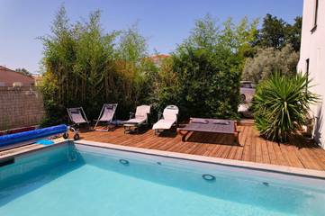 Cottage pour 8 personnes, avec piscine ainsi que jardin et vue à Saint-Jean-Pla-de-Corts