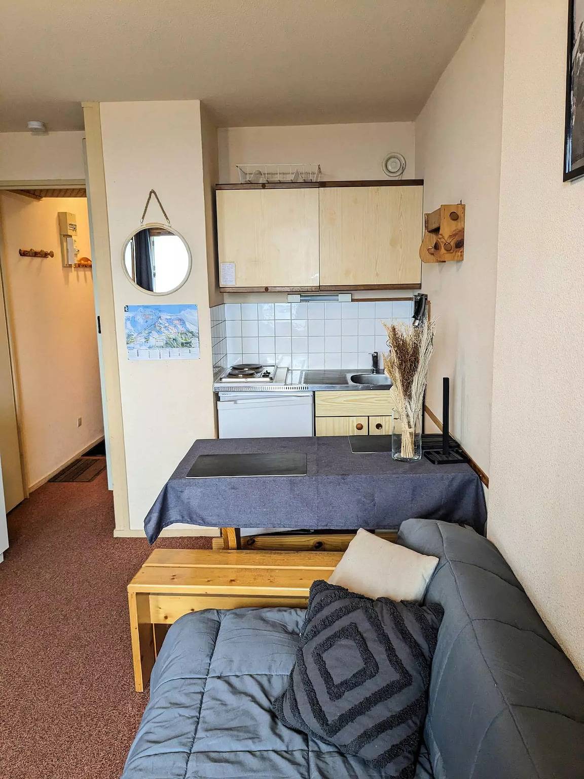 Entire studio, Studio at the foot of the Perce-Neige residence slopes in Prapoutel, Les Adrets