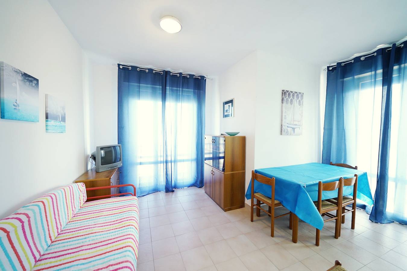 Appartement entier, Appartement de vacances pour 5 personnes avec balcon/terrasse in Lido degli Estensi, Porto Garibaldi
