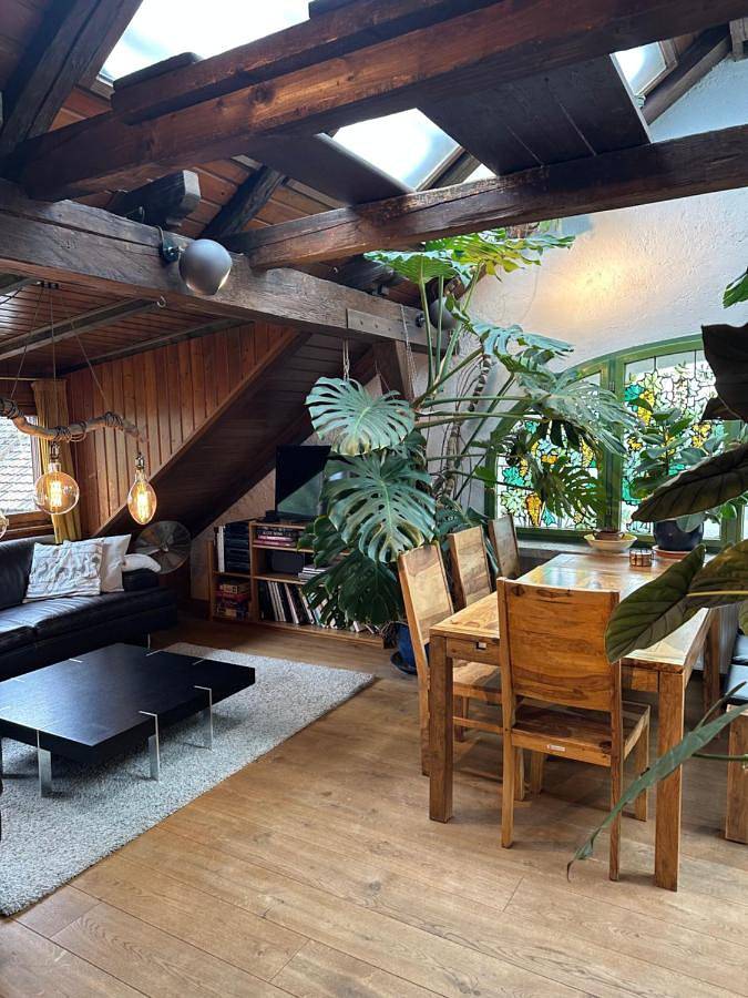 Ferienwohnung für 4 Personen, mit Terrasse und Garten sowie Ausblick