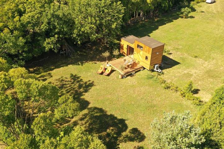 Appartement de vacances pour 4 personnes, avec jardin ainsi que terrasse et vue