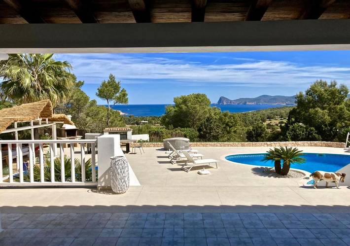 Chalet para 8 personas, con vistas además de jardín y piscina, Se admiten mascotas en Ibiza - 3