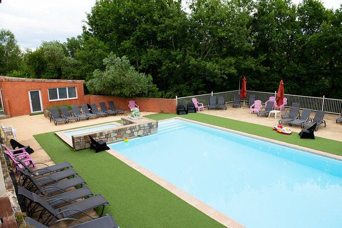 Chalet pour 6 personnes, avec piscine ainsi que terrasse et jardin en Ardèche - 3