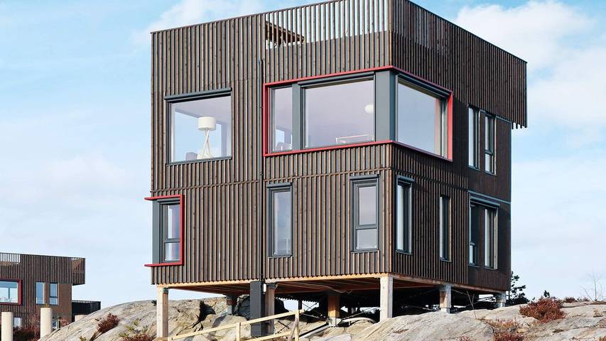 Ferienhaus für 6 Personen, mit Ausblick und Terrasse in Süd-Norwegen