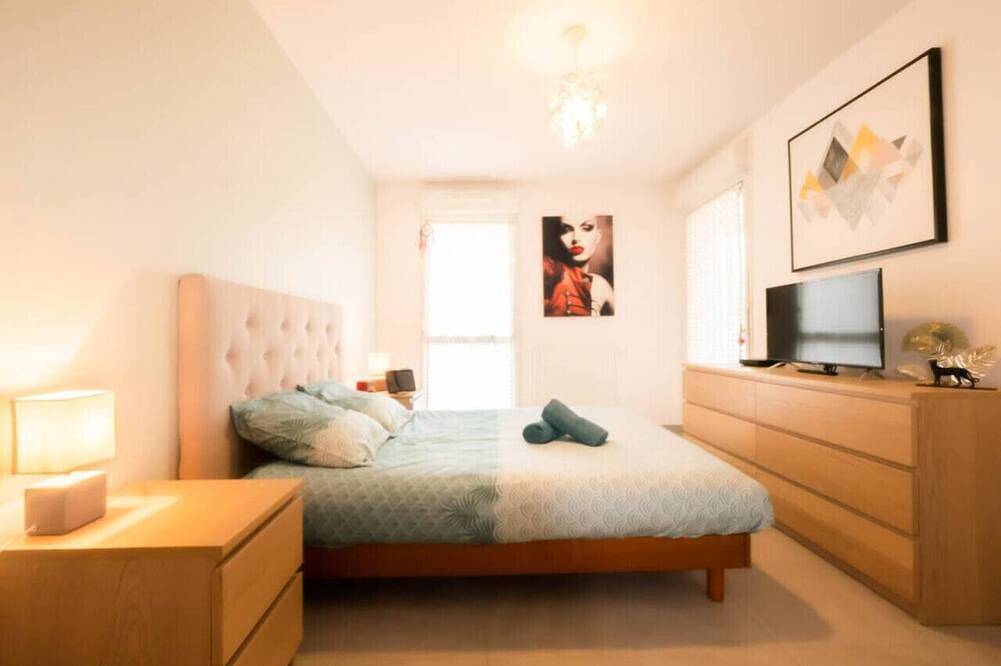 Apartamento entero, Lac Évasion – Calme et Élégance, Parking, Terrasse in Le Crès, Côte d'Améthyste