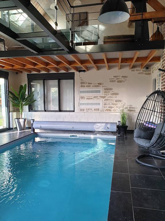 Ô Coeur de la Grange, chambre d'hôtes, piscine et Spa - Chambre in Lillers, Région de Béthune