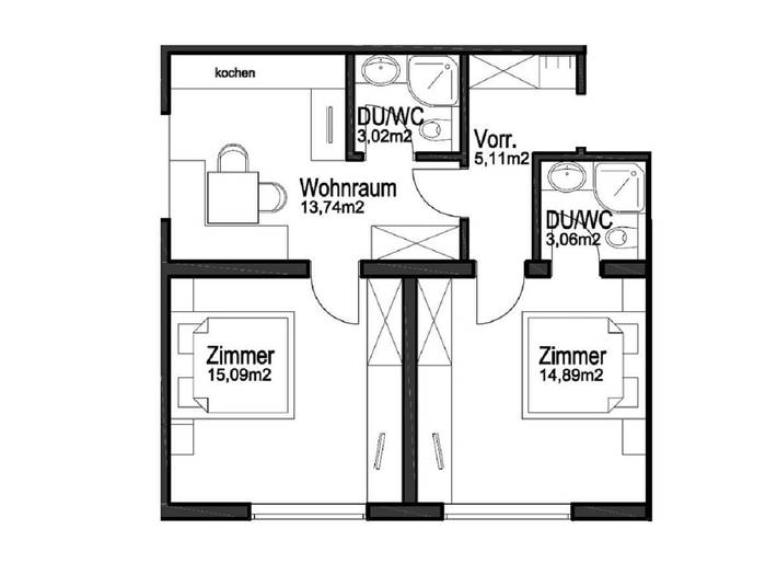 Apartamento vacacional entero, Top 1 2 Schlafräume 2 Badezimmer in Ischgl, Verwall mountains