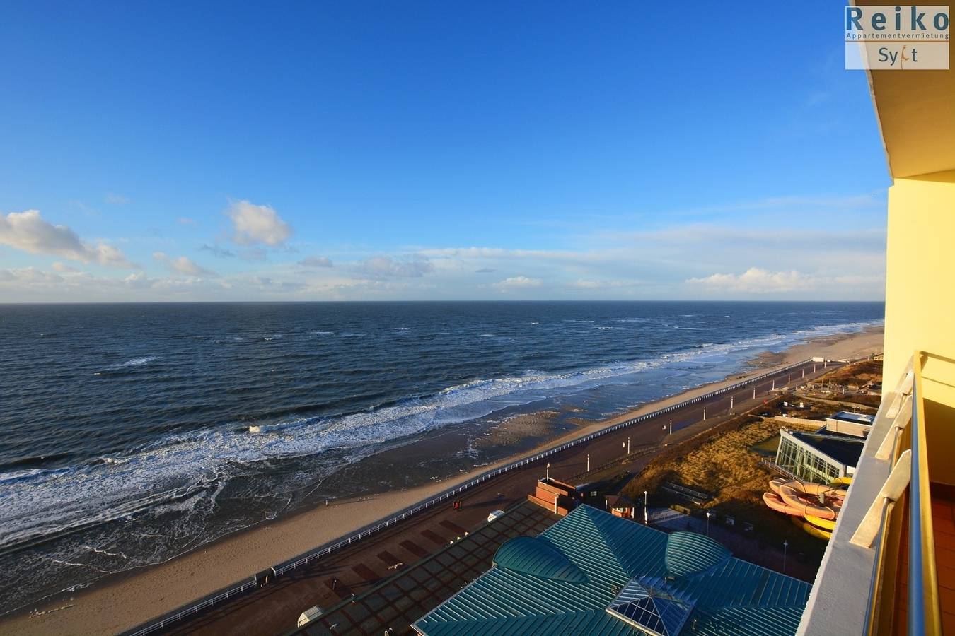 Ganze Ferienwohnung, 1-315, Seeseite, Haus Metropol, 13. Etage in Westerland, Sylt (Gemeinde)