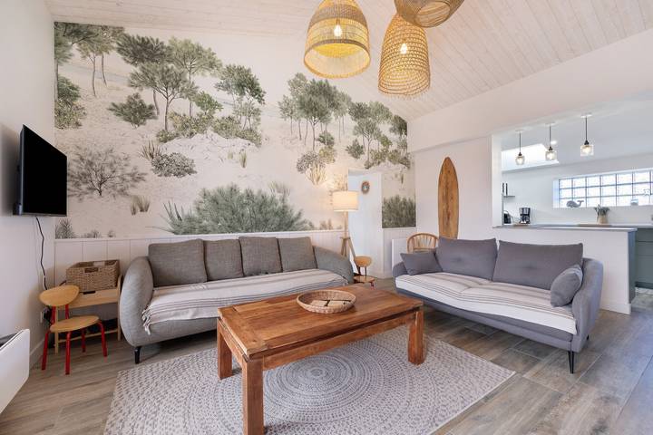 Casa de vacaciones 'La Bohème' con terraza y jardín in L'Aiguillon-la-Presqu'île, Vandea