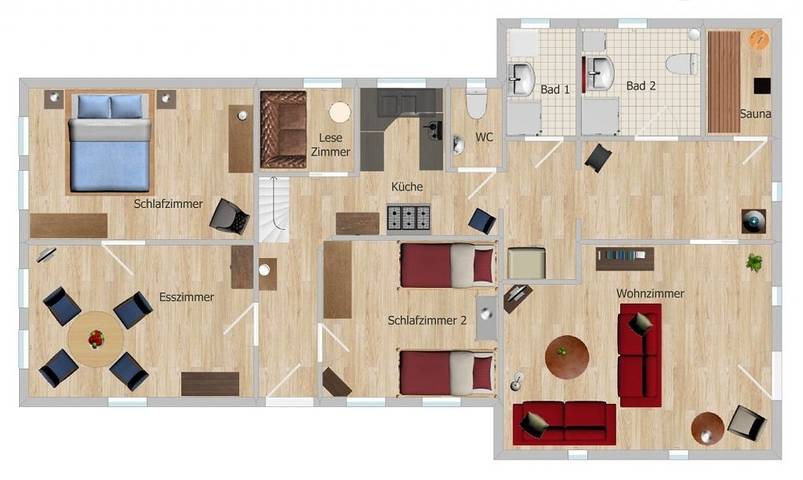 Ferienhaus für 4 Personen, mit Sauna und Garten, mit Haustier in Wittmund - 2