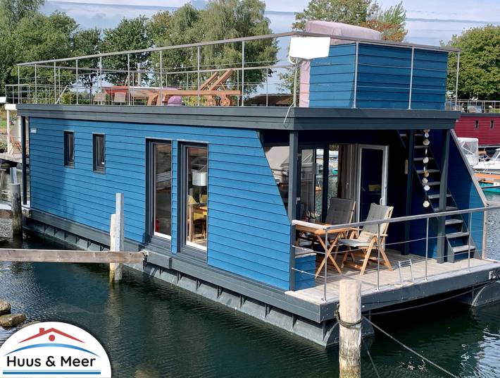 Hausboot für 4 Personen, mit Ausblick und Terrasse, kinderfreundlich in Großenbrode