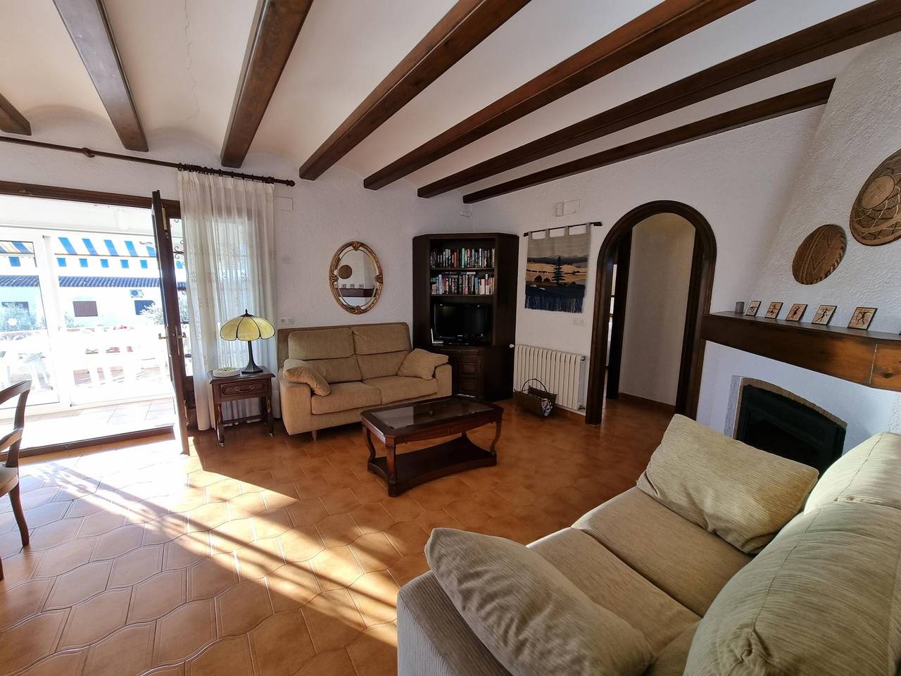 Ferienhaus 700m vom Strand mit privatem Pool in l'Escala, Oberampurien