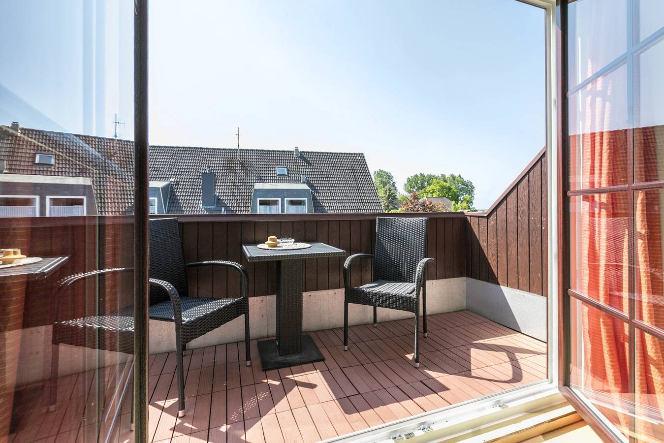 Ganze Wohnung, Ferienwohnung 'Landhaus Katharina' mit Gemeinschaftsterrasse, Balkon und Wlan in Stinteck, Westerdeichstrich