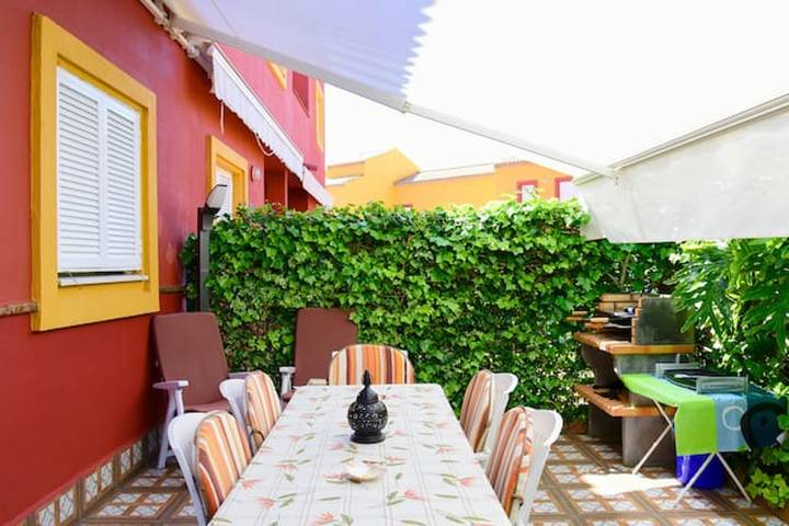 Apartamento para 6 personas, con piscina y terraza en Costa Ballena