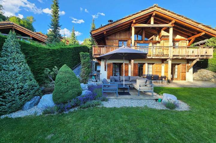 Ferienhaus für 12 Personen, mit Garten im Wallis