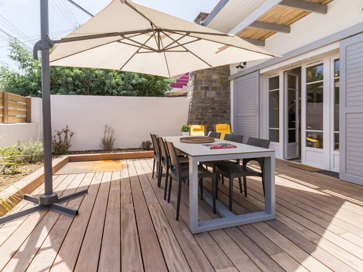 Gîte pour 4 personnes, avec Jacuzzi ainsi que Terrasse et Jardin à Pornic