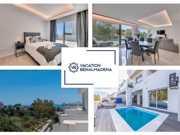 Vakantiehuis voor 9 personen, with zwembad and tuin as well as uitzicht op zee - 1