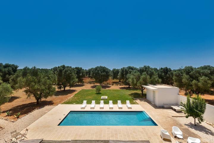 Trullo pour 13 personnes, avec Jardin et Piscine à Carovigno - 3