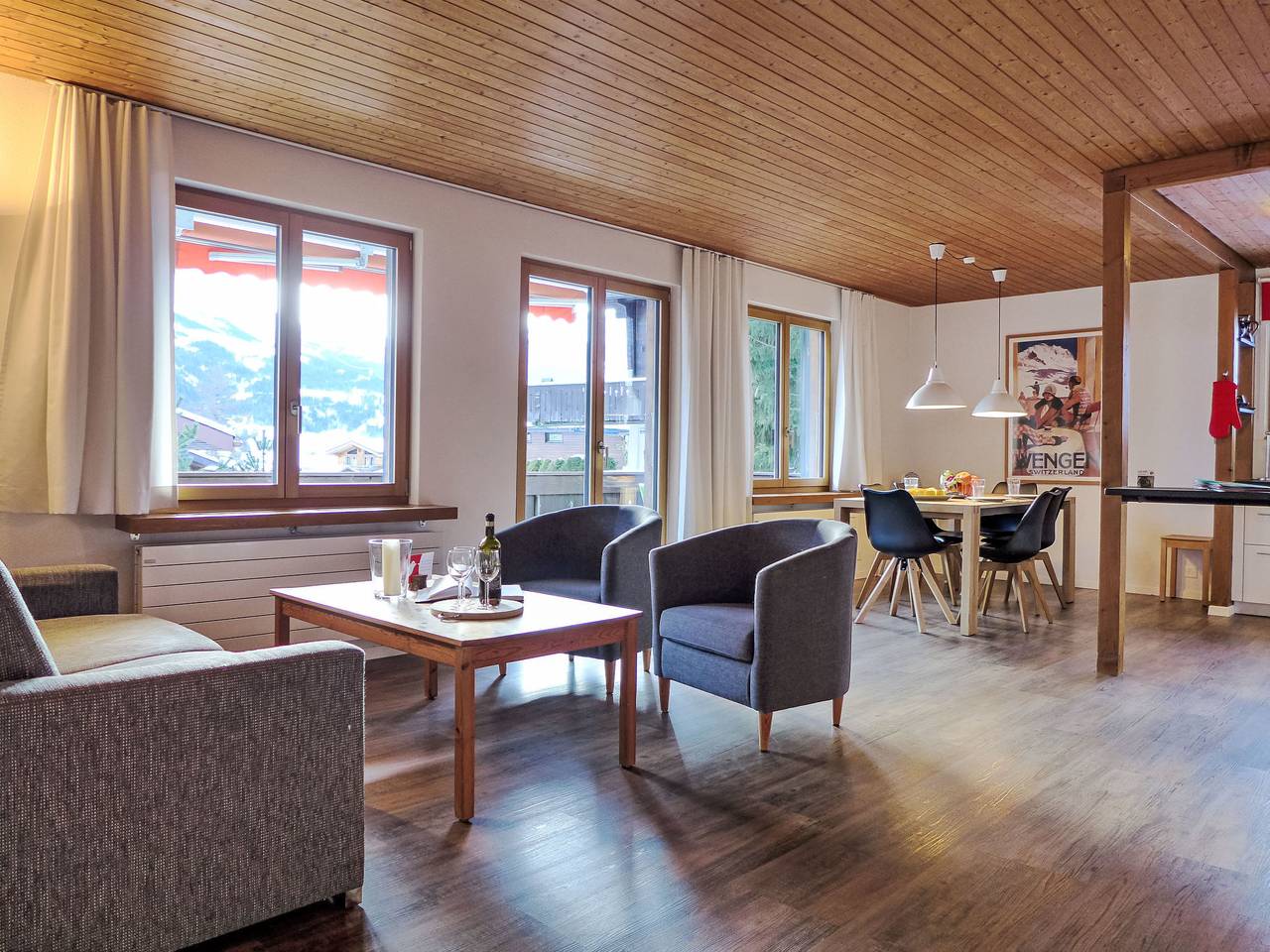 Ganze Wohnung, Chalet Bienli Mitte in Grindelwald, Grindelwald und Umgebung