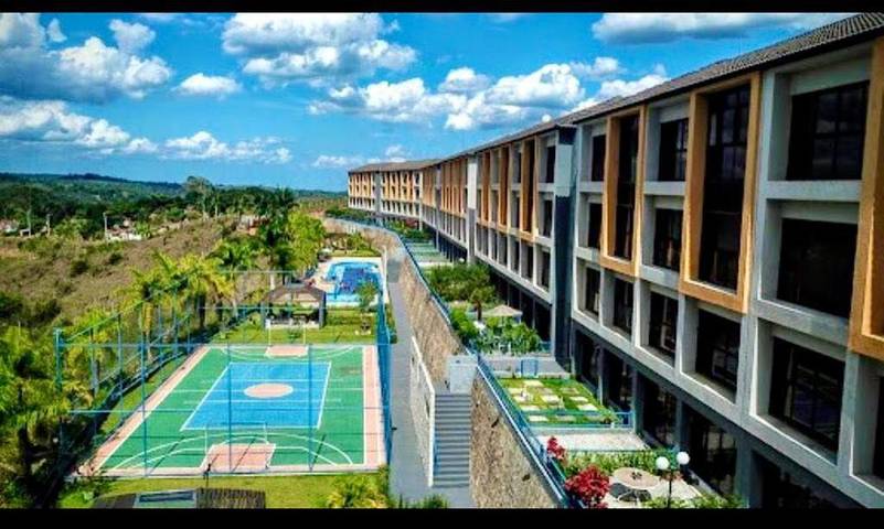 Casas e apartamentos de temporada para 4 pessoas, com balcão e piscina e ainda vista and jardim em Bananeiras