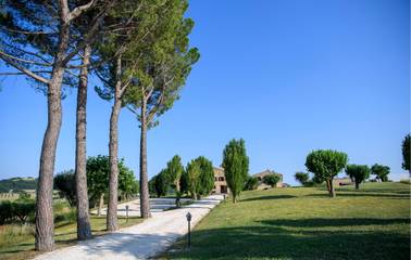 Ferienhaus für 20 Personen, mit Terrasse und Pool sowie Ausblick in Marche