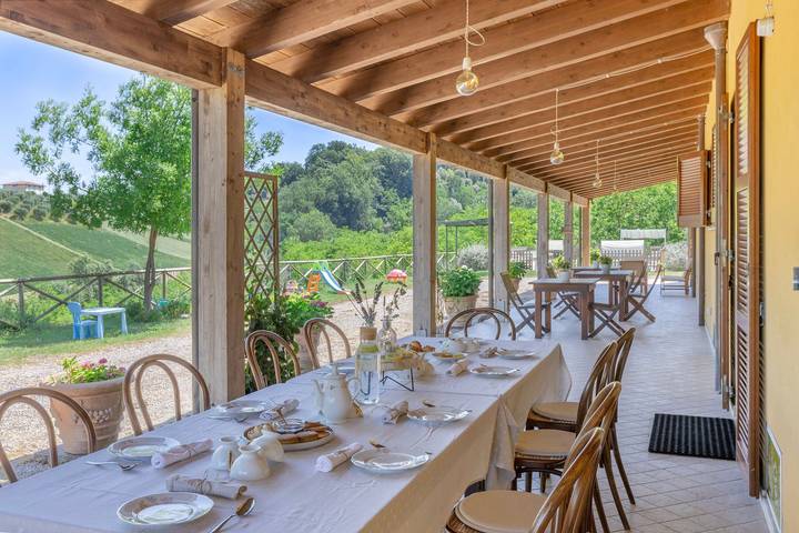 Villa Collevento in Ponzano di Fermo, Provincia di Fermo