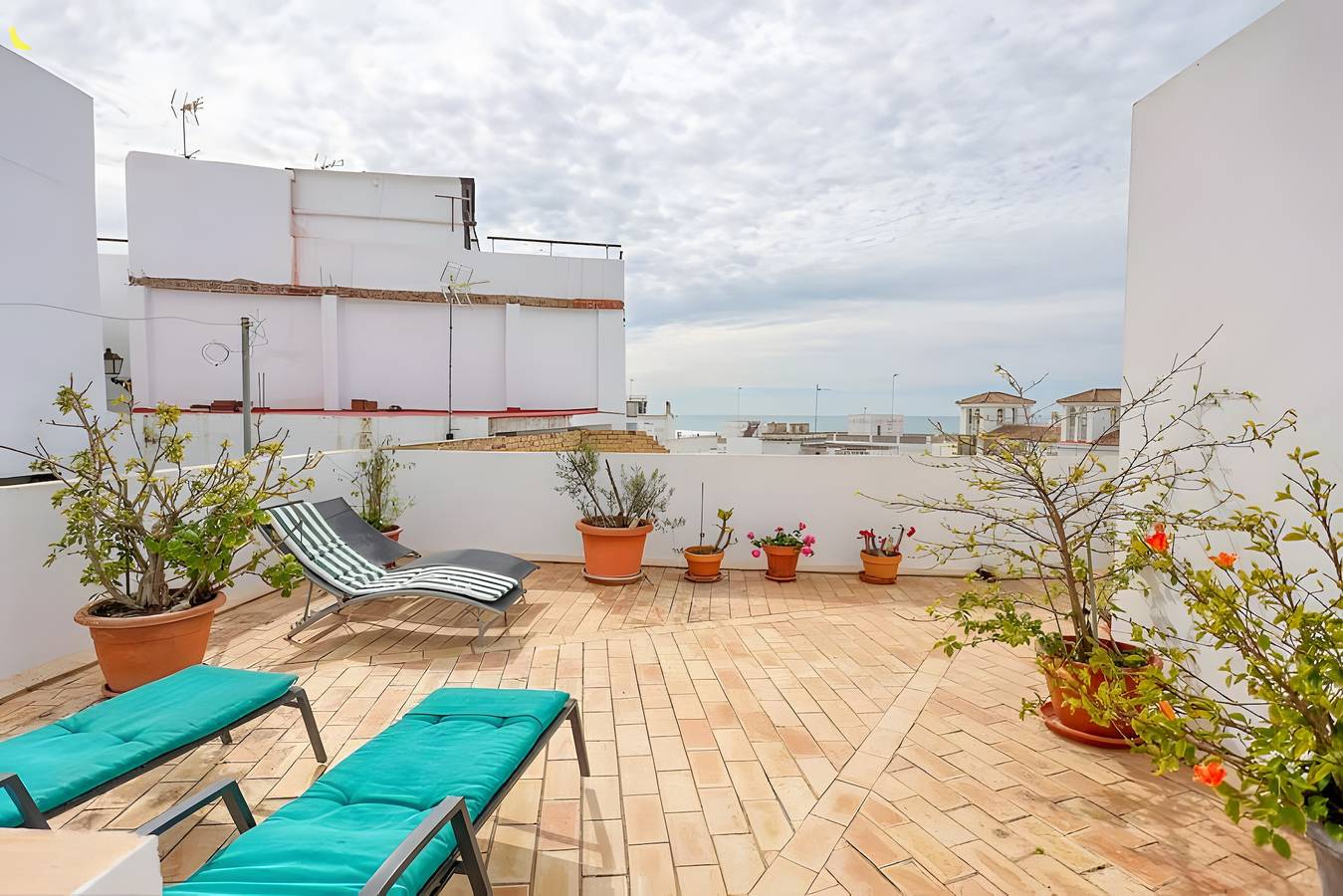 Ganze Wohnung, Apartment 'Paqui 1D' mit privater Terrasse, Wlan und Klimaanlage in Playa de los Bateles (Conil de la Frontera), Conil de la Frontera