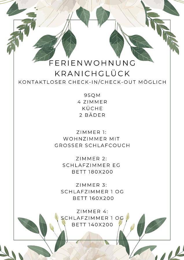 Ferienwohnung für 4 Personen, mit Garten und Ausblick in Luckau - 3