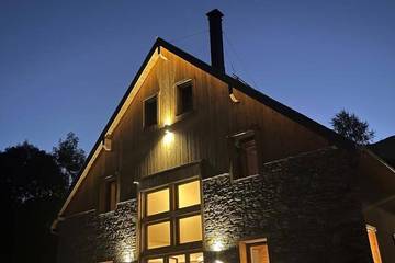 Location de vacances pour 12 personnes, avec jardin à Cazeaux-de-Larboust