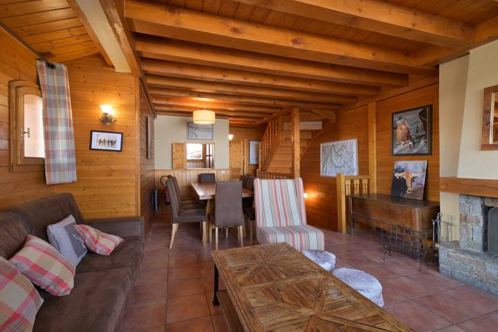 Gîte pour 10 personnes, avec jacuzzi ainsi que sauna et balcon, animaux acceptés dans Belle Plagne - 4