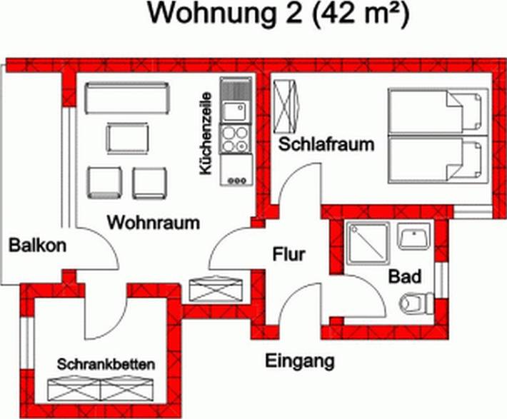 Ganze Ferienwohnung, Gästehaus Wangerland - Fw Wohnung 2 - Am Tief 19 in Horumersiel, Wangerland