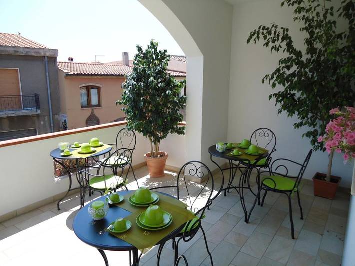 B&b per 2 persone, con Terrazza e Giardino nonché Panorama a Pula Cagliari