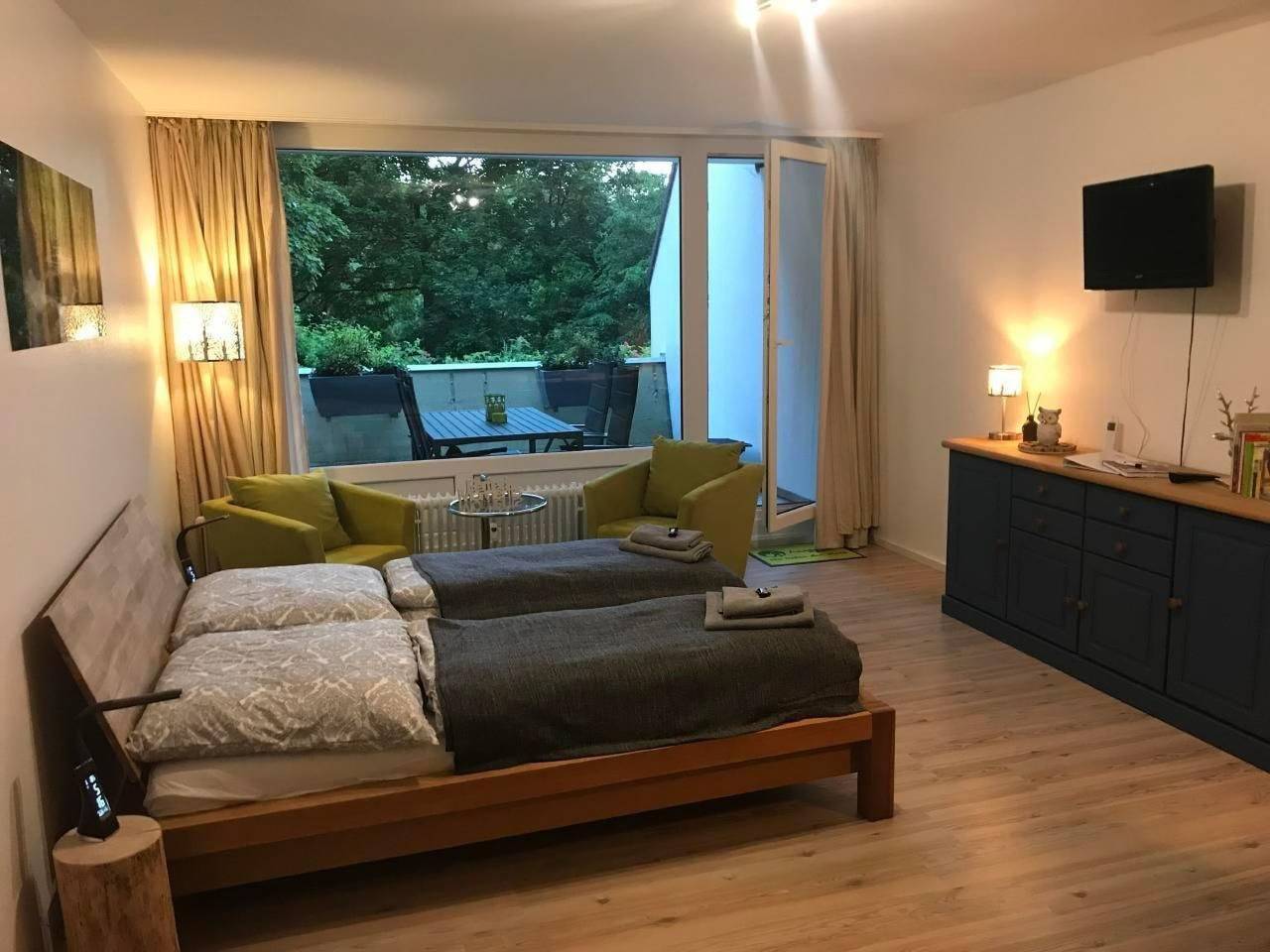 Hel lejlighed, Ferielejlighed for 3 personer med balkon in Sankt Andreasberg, Braunlage