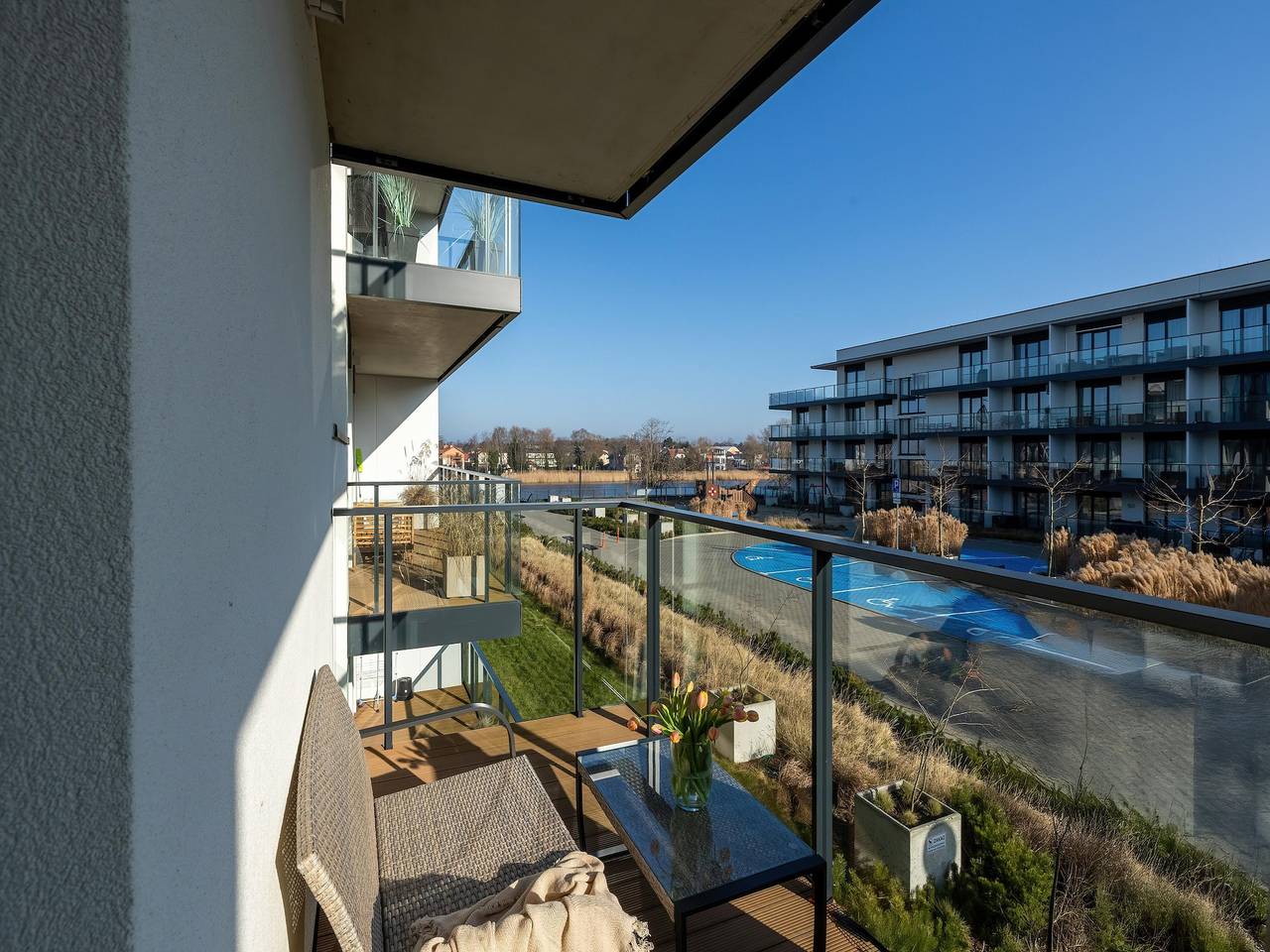 Ganze Wohnung, Wohnung in Dziwnów mit Flussblick und Spa in Dziwnów, Wollin