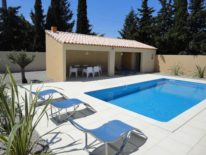 Gîte pour 6 personnes, avec jardin ainsi que piscine et terrasse à Canet - 2