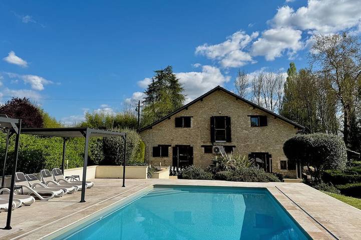 Villa pour 15 personnes, avec jardin et sauna, animaux acceptés
