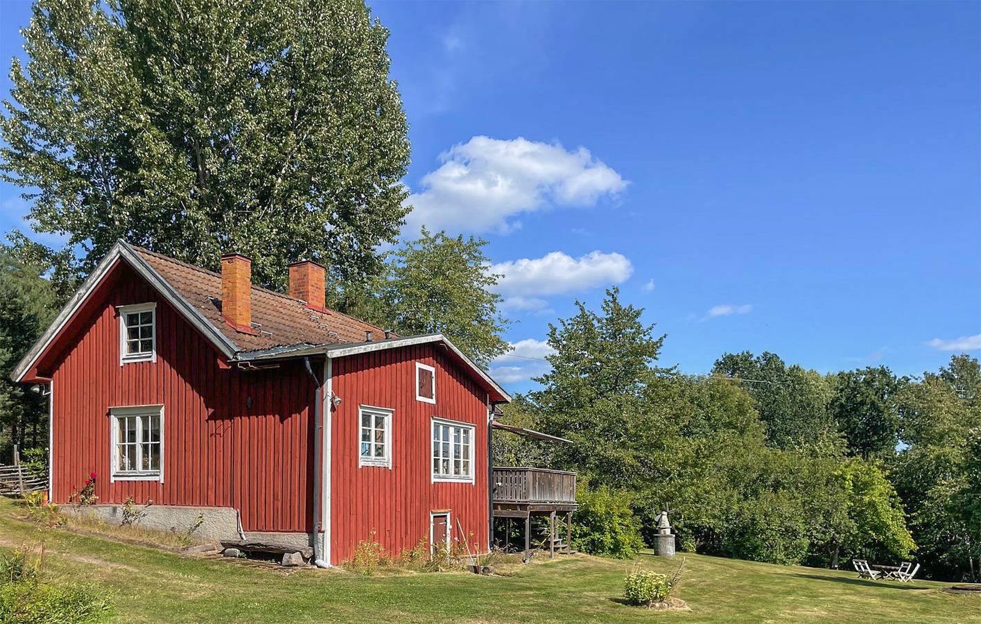 Hus för 7 Personer med trädgård in Ydre