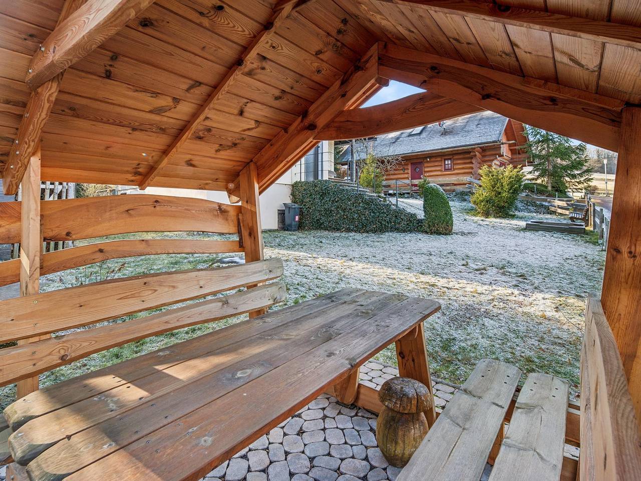 Log cabin with sauna in the Thuringian Forest in Emsetal, Waltershausen