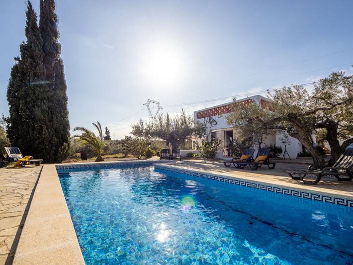 Maison de vacances pour 8 personnes, avec piscine et vue ainsi que balcon et jardin - 1