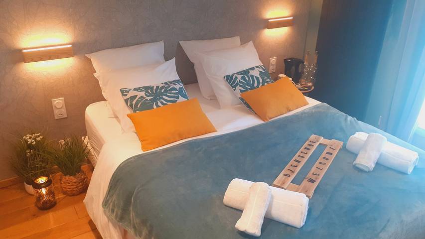 Chambre d’hôte pour 2 personnes, avec jardin à Doudelainville