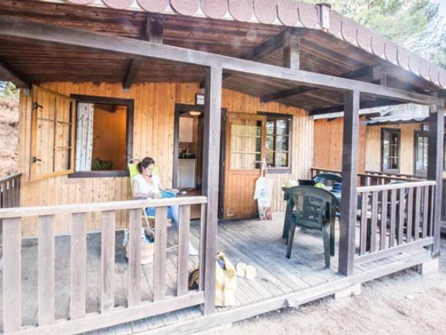 Camping Sea Green Cala Llevado  - Chalet 2 personen - Low Cost 1 Zimmer ohne Sanitäranlagen in Santa Maria de Llorell, Tossa de Mar