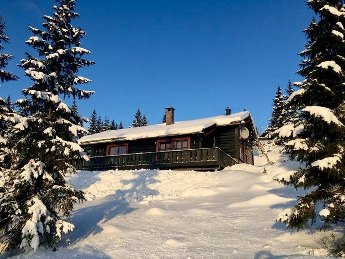 Hytte for 8 personer, med utsikt i Ringsaker