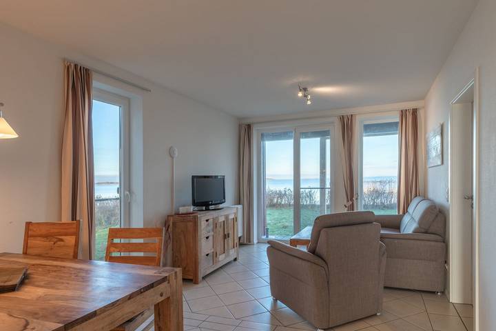 Ferienwohnung für 4 Personen, mit Terrasse und Sauna sowie Seeblick in Rechlin - 3