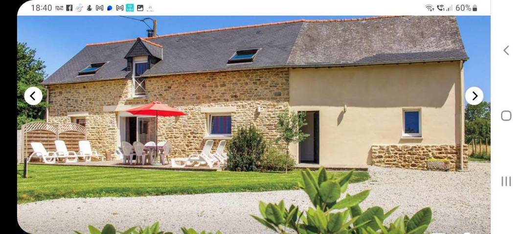 Location de vacances pour 6 personnes, avec jardin à Dourdain