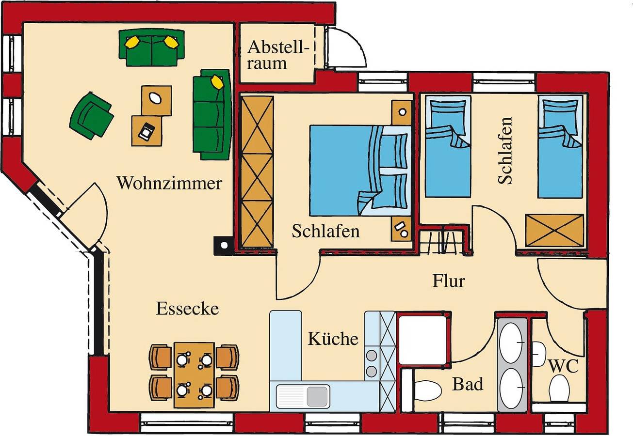 "Ferienhof Hinz" - Ferienhaus Gartenkieker in Westfehmarn, Fehmarn