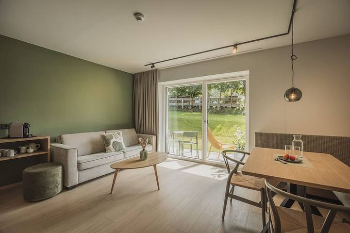 Ferienwohnung für 4 Personen, mit Terrasse und Garten