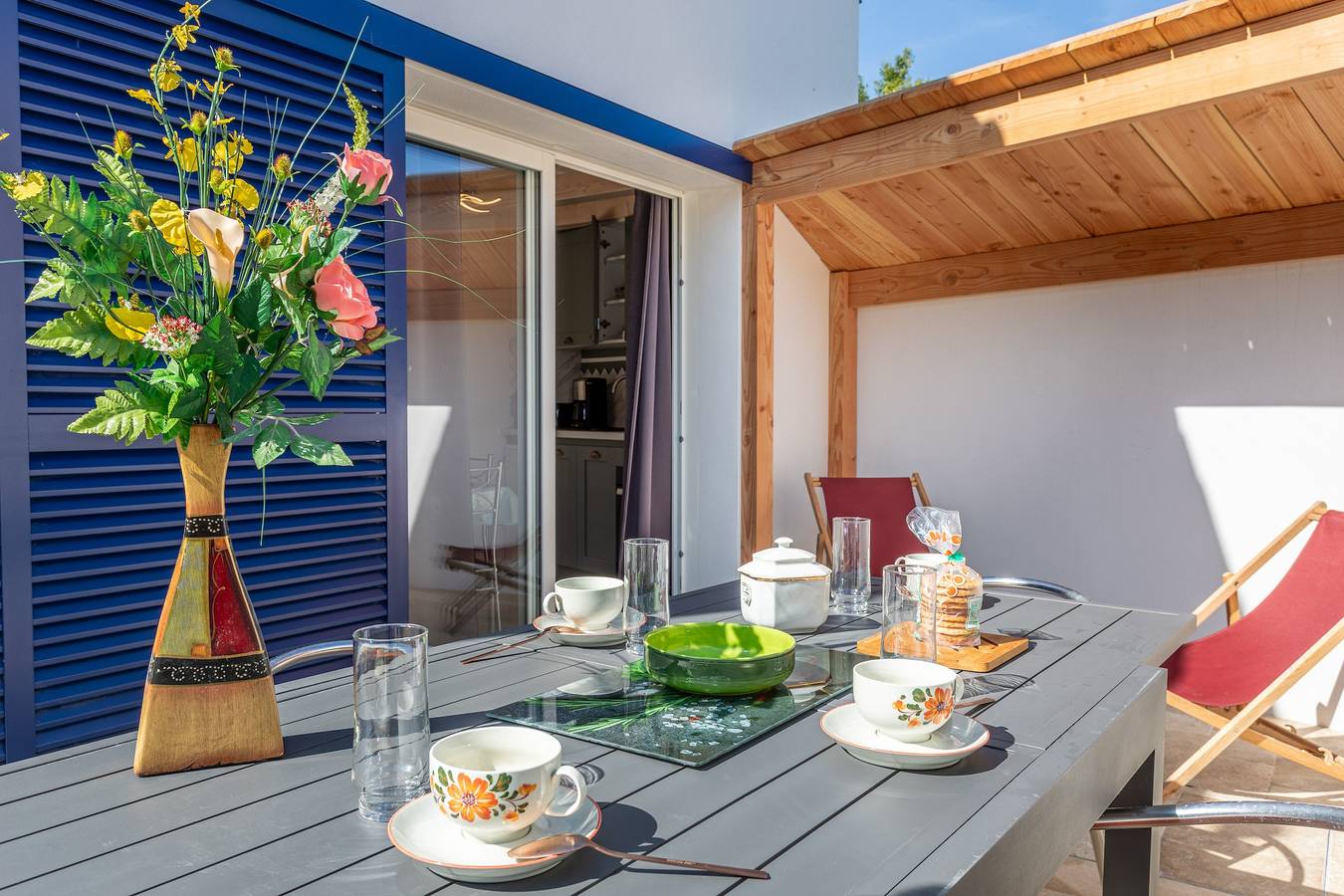 Ganze Wohnung, „Le Petit Appartement De Saint-Denis“ mit privater Terrasse, Wlan und Klimaanlage in Saint-Denis-d'Oléron, Côte de Beauté