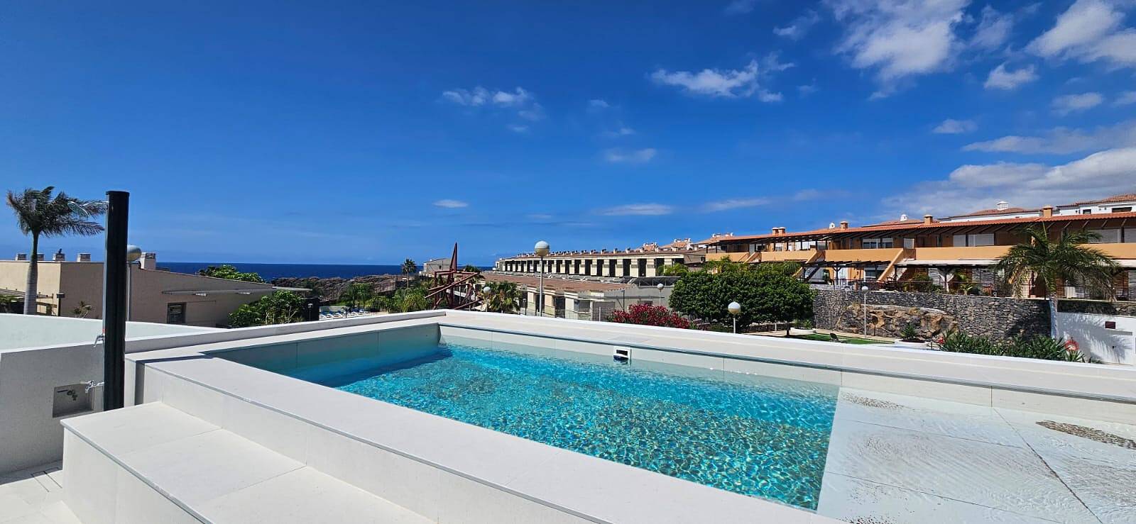 Holiday Villa 'Vistas al Mar' with Sea View, Wi-Fi and Air Conditioning in Las Adelfas, Amarilla Golf