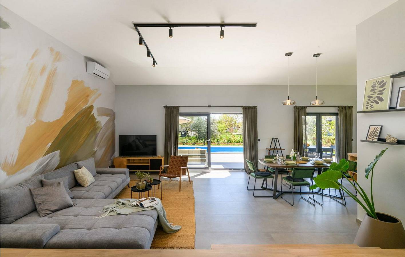 Appartement moderne de 2 chambres avec piscine, Wi-Fi et parking près du centre de Manjadvorci in Filipana, Côte Sud d'Istrie